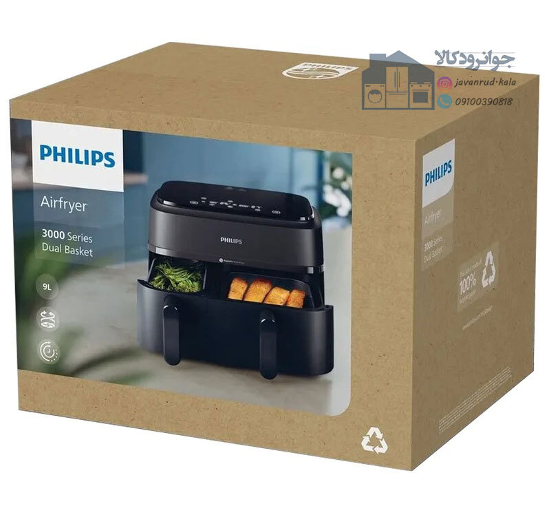  سرخ کن بدون روغن 9 لیتر برند فیلیپس مدل philips NA350/00 