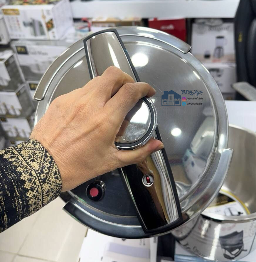 زودپز دوقلو روگازی ظرفیت ۹ لیتر برند زیو مدل ZPC-1655/s09