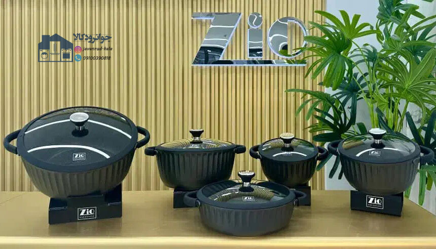  سرویس قابلمه 10 پارچه زیو سری تاج مدل Zio ZCS-8700 