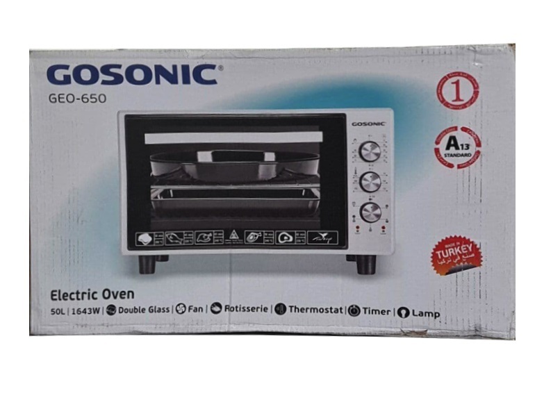  2آون توستر گوسونیک 50 لیتر مدل Toaster Oven Gosonic Geo-650 