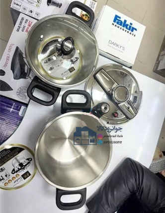 زودپز دوقلو روگازی ظرفیت 7 لیتر برند زیو مدل ZPC-1655/s07