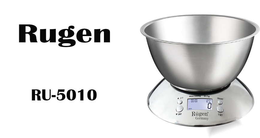 ترازوی اشپزخانه دیجیتالی برند روگن آلمان مدل Rugen RU-5010