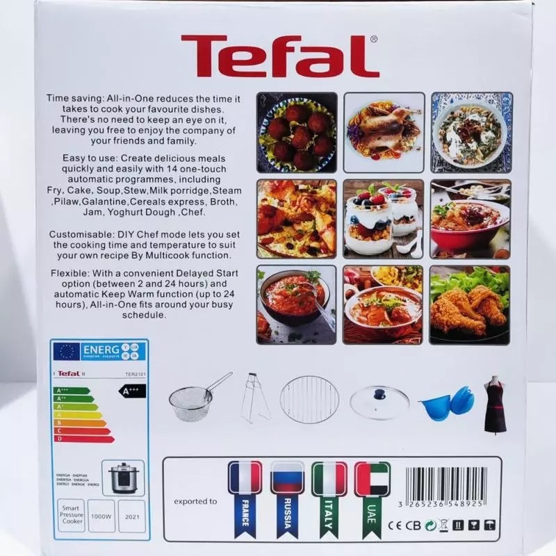  زودپز برقی برند تفال 6 لیتر و 14 کاره مدل Tefal Ter-2101 