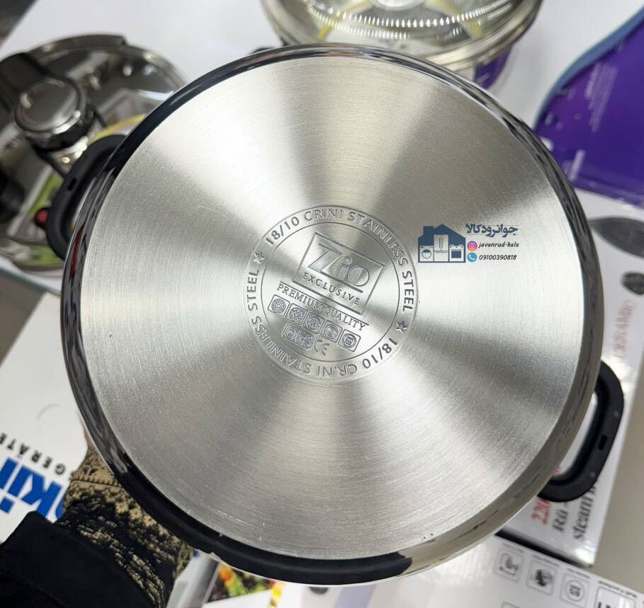 زودپز دوقلو روگازی ظرفیت ۹ لیتر برند زیو مدل ZPC-1655/s09