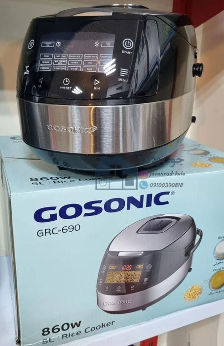  مولتی کوکر 860 وات برند گوسونیک مدل Gosonic GRC-690 