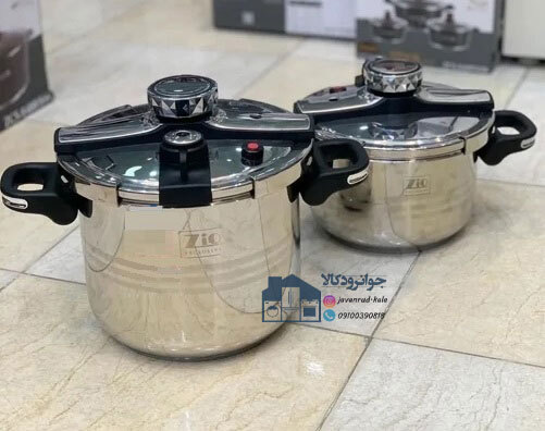 زودپز دوقلو روگازی ظرفیت 7 لیتر برند زیو مدل ZPC-1655/s07