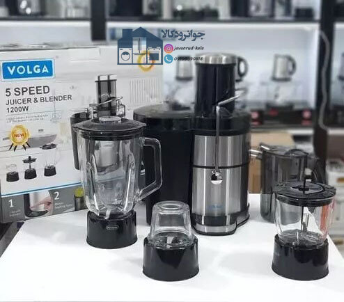 آبمیوه گیری چهار کاره 1200 وات ولگا مدل Volga 87-D