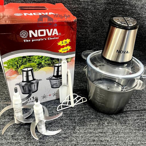 خردکن 4 کاره 3.5 لیتر 3500 وات برند نوا مدل NOVA NM-1121MC