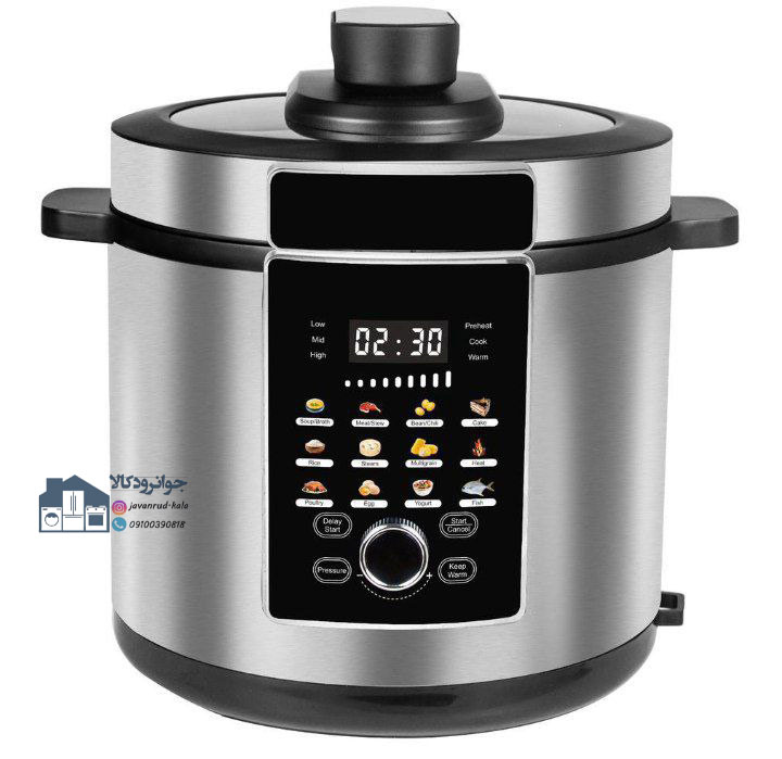 زودپز برقی برند هنریچ ظرفیت 6 لیتر مدل Heinrichs 1360