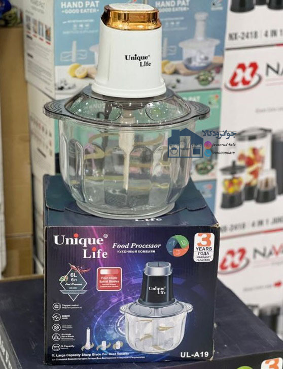 خردکن برقی 6 لیتر 4600 وات یونیک مدل Unique UL-A19