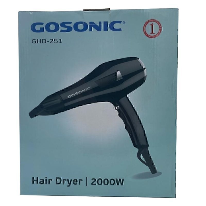 سشوار برند گوسونیک مدل Gosonic GHD-254 قدرت 1800 وات
