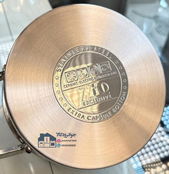  سرویس قابلمه استیل 10 پارچه برند زیو مدل Zio ZCS-1320 