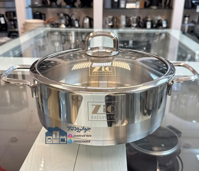  سرویس قابلمه استیل 10 پارچه برند زیو مدل Zio ZCS-1320 